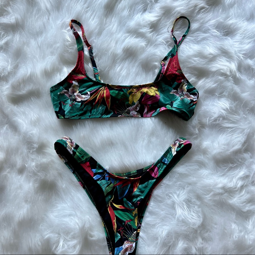Fashion Nova Tropical Bikini Set